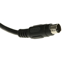 1 pcs - RS PRO Male 4 Pin mini-DIN to Male 4 Pin mini-DIN Black DIN Cable 15m