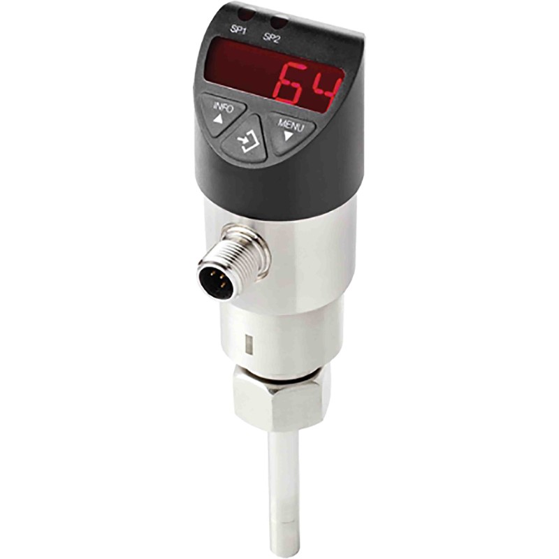 1 pcs - WIKA FSD-3 Series Electronic Flow Switch Flow Sensor for Liquid, 5 cm/s Min, 300 cm/s Max