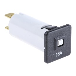 100 pcs - Schurter Thermal Magnetic Circuit Breaker - Single Pole 48 V dc, 240V ac Voltage Rating, 16A Current Rating