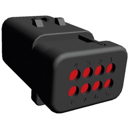 1 pcs - TE Connectivity, AMPSEAL 16 Automotive Connector Plug 8 Way