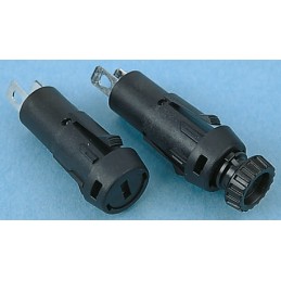 100 pcs - Schurter 16A Panel Mount Fuse Holder for 5 x 20mm Fuse, 1P, 250V ac