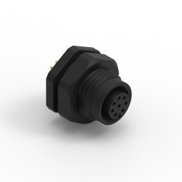 35 pcs - Wurth Elektronik Circular Connector, 8 Contacts, Panel Mount, M12 Connector, Socket, Female, IP68, WR-CIRC Series