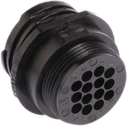 1 pcs - TE Connectivity Circular Connector, 14 Contacts, Cable Mount, Socket, Female, CPC Series 1 Series