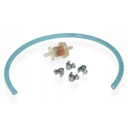 Fuel filter 6mm narrow armored hose M with Romet Simson