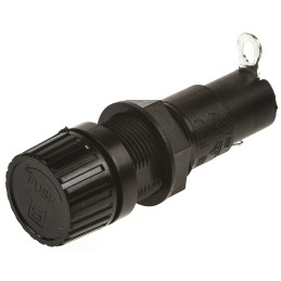 100 pcs - Schurter 10A Panel Mount Fuse Holder for 6.3 x 32mm Fuse, 1P, 250V ac