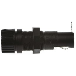 100 pcs - Schurter 10A Panel Mount Fuse Holder for 6.3 x 32mm Fuse, 1P, 250V ac