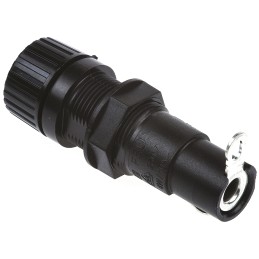 100 pcs - Schurter 10A Panel Mount Fuse Holder for 6.3 x 32mm Fuse, 1P, 250V ac