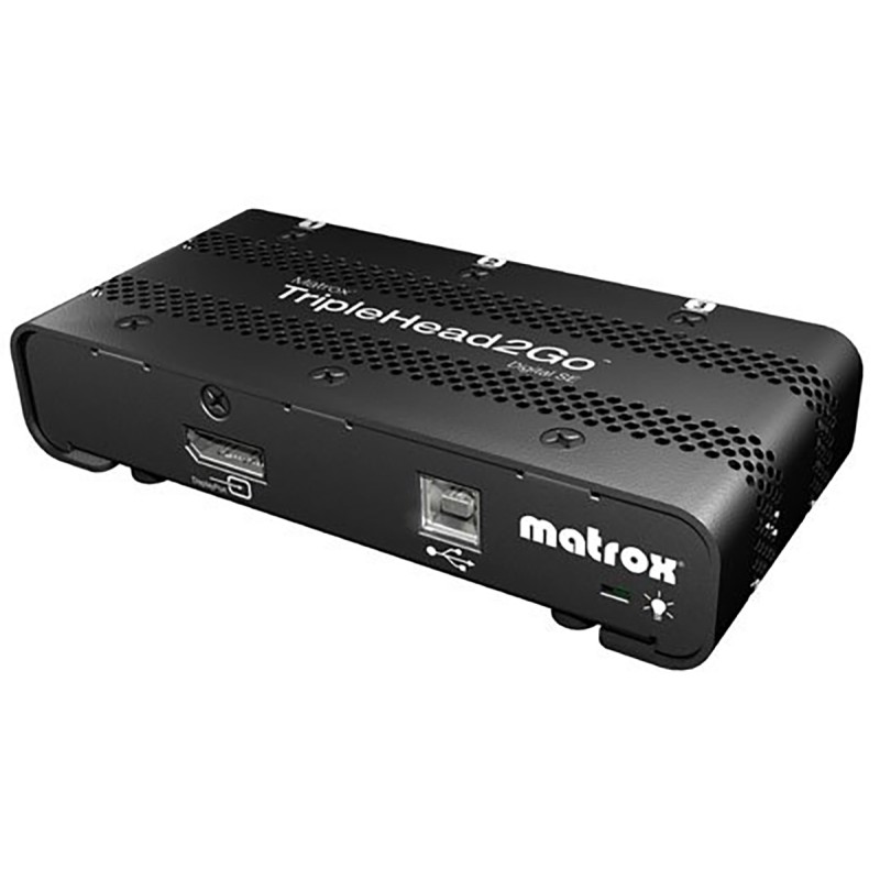 1 pcs - Matrox 1 Input 3 Output DVI Multi-Monitor Adapter 5760 x 1080