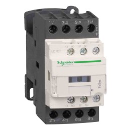 1 pcs - Schneider Electric Reversing Contactor, 110 V dc Coil, 4-Pole, 40 A, 4NO