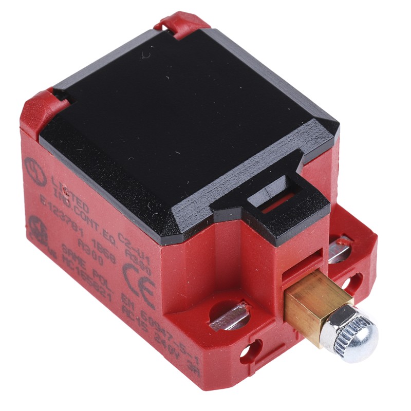1 pcs - Bernstein AG C2 Series Plunger Interlock Switch, NO/NC, IP20, Glass Reinforced Plastic (GRP) Housing