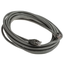 1 pcs - RS PRO Cat5e Male RJ45 to Male RJ45 Ethernet Cable, U/FTP, Grey, 5m