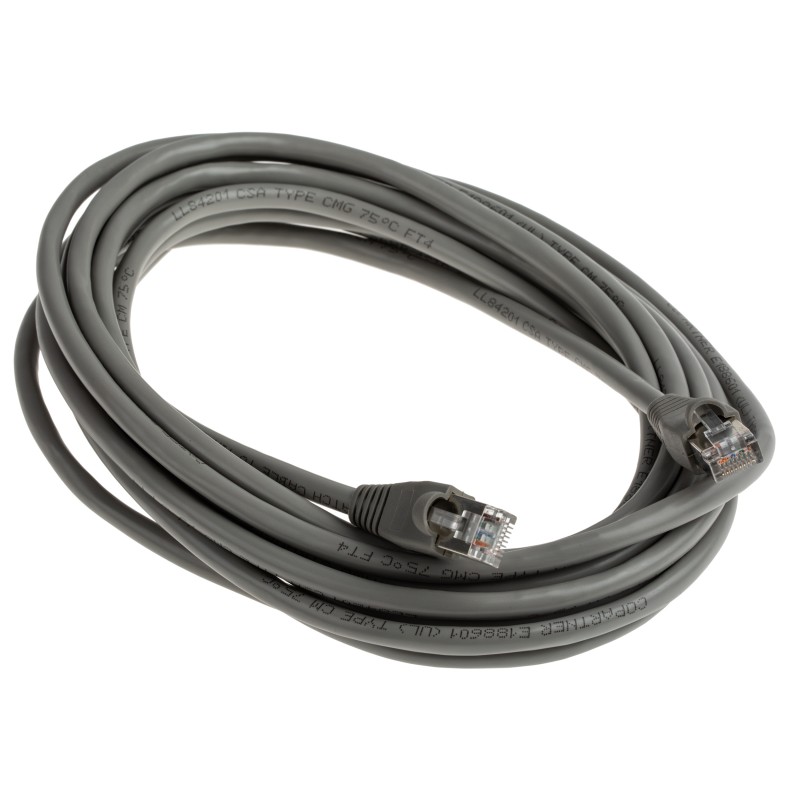 1 pcs - RS PRO Cat5e Male RJ45 to Male RJ45 Ethernet Cable, U/FTP, Grey, 5m