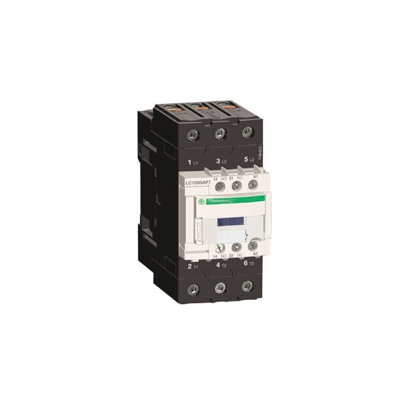 1 pcs - Schneider Electric LC1D Series Contactor, 48 V ac Coil, 3-Pole, 40 A, 18.5 kW, 3NO, 690 V ac