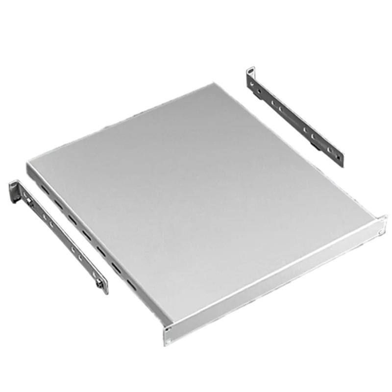 1 pcs - nVent HOFFMAN Black Tray, 1U, 68kg Load, 440mm x 500mm