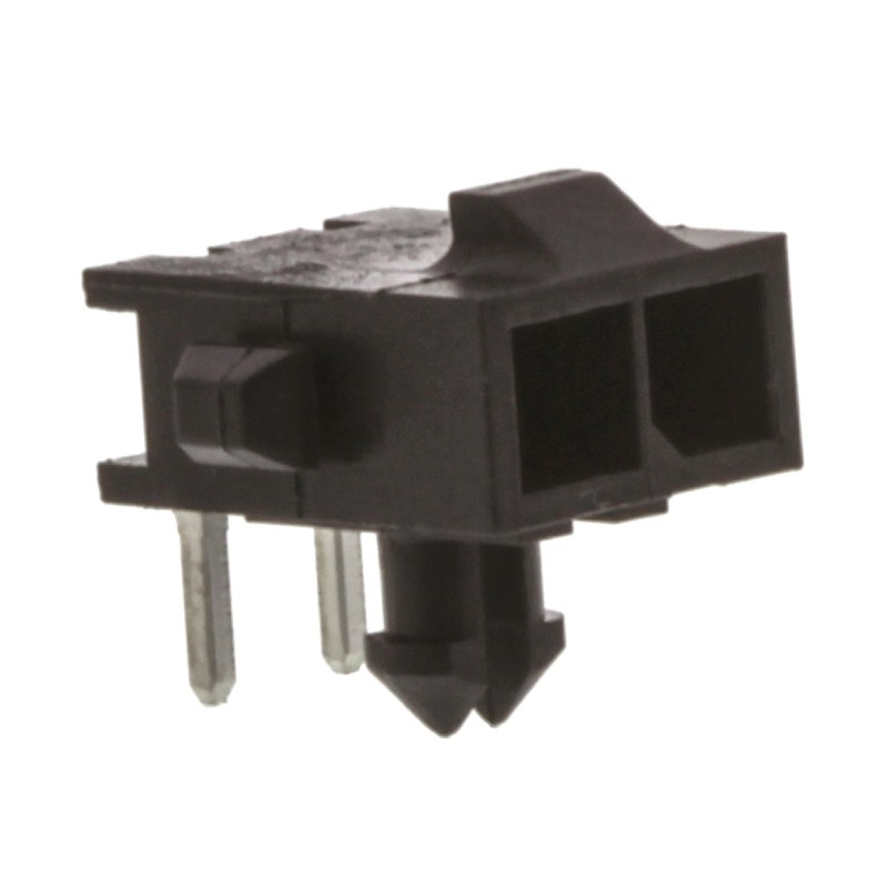 350 pcs - TE Connectivity Micro MATE-N-LOK Series Right Angle Through Hole PCB Header, 2 Contact(s), 3.0mm Pitch, 1 Row(s),
