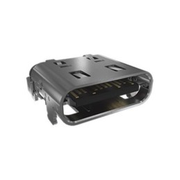 3500 pcs - Amphenol Right Angle, SMT, Socket Type C 4.0 USB C Connector