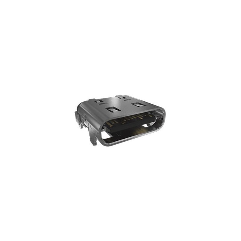 3500 pcs - Amphenol Right Angle, SMT, Socket Type C 4.0 USB C Connector