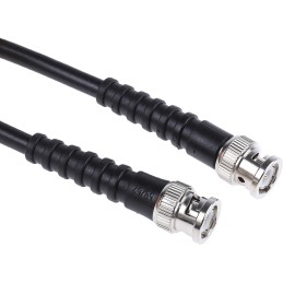 1 pcs - RS PRO Male BNC to Male BNC Coaxial Cable, 500mm, RG59 Coaxial, Terminated