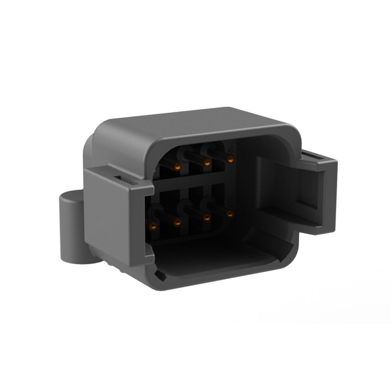 1 pcs - Amphenol Industrial, AT BoardLock Automotive Connector Plug 8 Way, Screw Termination