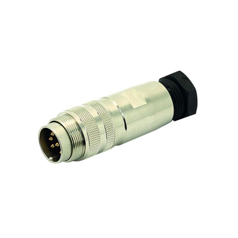 1 pcs - Amphenol Industrial, C091 6 Pole M16 Din, DIN EN 61076-2-106, 7A, 300 V IP67, Screw Coupling, Male, Cable Mount