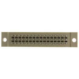 1 pcs - ERNI ERNIPRESS 48 Way 2.54mm Pitch, Type R/2 Class C2, 3 Row, Straight DIN 41612 Connector, Plug
