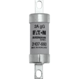 20 pcs - Eaton 2A Bolted Tag Fuse, A2, 660 V ac, 250V dc, 73mm