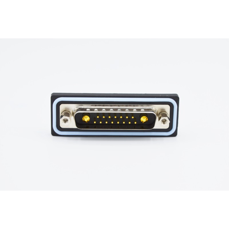 36 pcs - Norcomp CDF 25 Way Right Angle Solder D-sub Connector Plug, 2.77mm Pitch, with 4-40 Screw Locks