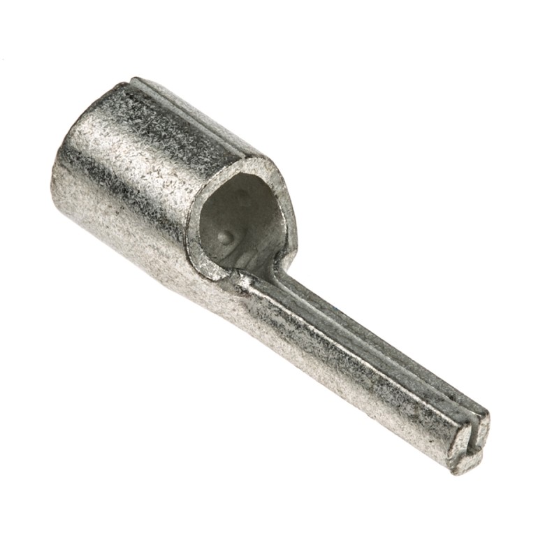 500 pcs - TE Connectivity, SOLISTRAND Uninsulated, Tin Crimp Pin Connector, 6.6mm² to 10.5mm², 8AWG to 8AWG, 2.6mm Pin Diameter,