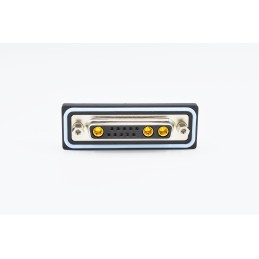 36 pcs - Norcomp CDF 25 Way Vertical Solder D-sub Connector Socket, 2.77mm Pitch, with 4-40 Screw Locks