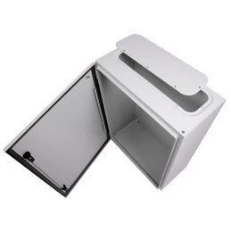 1 pcs - Schneider Electric Spacial CRN Series Steel Wall Box, IP66, 700 mm x 500 mm x 250mm