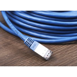 1 pcs - RS PRO Cat6 Male RJ45 to Male RJ45 Ethernet Cable, S/FTP, Blue PVC Sheath, 10m