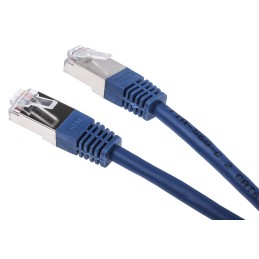 1 pcs - RS PRO Cat6 Male RJ45 to Male RJ45 Ethernet Cable, S/FTP, Blue PVC Sheath, 10m