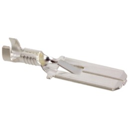 500 pcs - TE Connectivity FASTIN-FASTON .250 Uninsulated Male Spade Connector, Tab, 6.35 x 0.81mm Tab Size, 0.8mm² to 2mm²