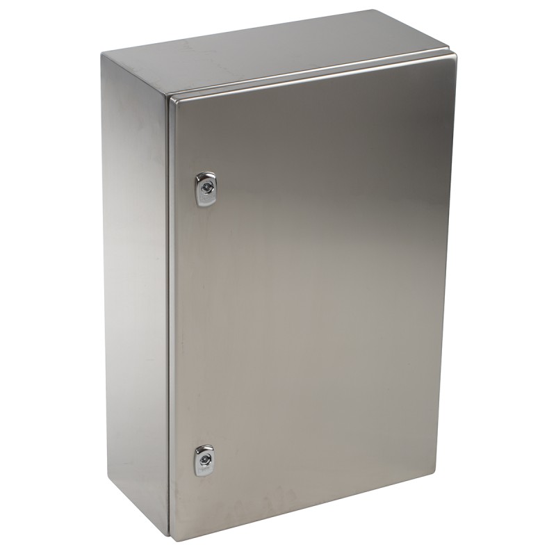 1 pcs - Schneider Electric Spacial S3X Series 304 Stainless Steel Wall Box, IP66, 600 mm x 400 mm x 200mm