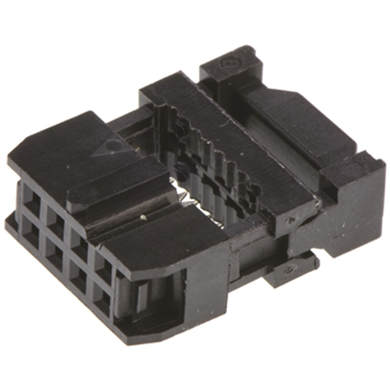 1 pcs - Amphenol ICC 8-Way IDC Connector Socket for Cable Mount, 2-Row