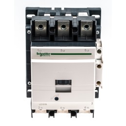 1 pcs - Schneider Electric LC1D Series Contactor, 110 V ac Coil, 3-Pole, 115 A, 3NO, 1 kV ac, 690 V dc