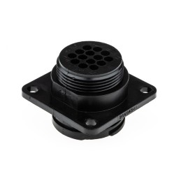 1 pcs - TE Connectivity Circular Connector, 14 Contacts, Panel Mount, Socket, Female, CPC Series 1 Series
