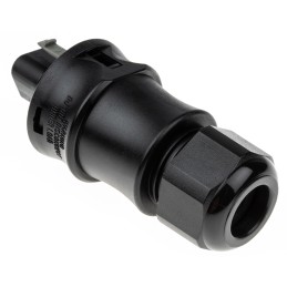 1 pcs - Wieland RST20i3 Series Circular Connector, 3-Pole, Male, Cable Mount, 20A, IP68