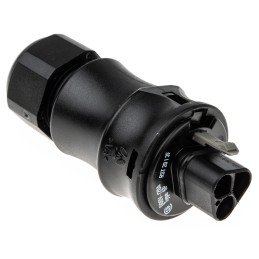 1 pcs - Wieland RST20i3 Series Circular Connector, 3-Pole, Male, Cable Mount, 20A, IP68