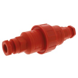 1 pcs - 3 Pole IP68 Rating Cable Mount Mains Inline Connector Rated At 16A