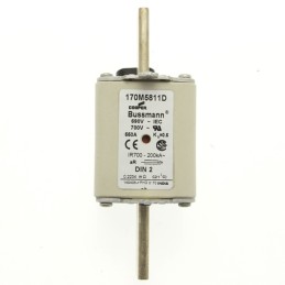 3 pcs - Eaton 550A Centred Tag Fuse, NH2, 690V ac