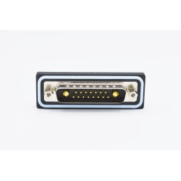 36 pcs - Norcomp CDF 25 Way Right Angle Solder D-sub Connector Plug, 2.77mm Pitch, with 4-40 Boardlocks