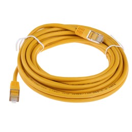 1 pcs - RS PRO Cat6 Male RJ45 to Male RJ45 Ethernet Cable, S/FTP, Yellow PVC Sheath, 5m