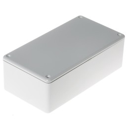 1 pcs - Hammond 1591 Series Grey Flame Retardant ABS Enclosure, IP54, Grey Lid, 150 x 80 x 50mm