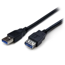 1 pcs - StarTech.com USB 3.0 Cable, Male USB A to Female USB A USB Extension Cable, 2m