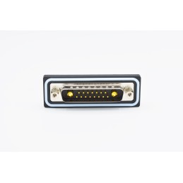 36 pcs - Norcomp CDF 25 Way Right Angle Solder D-sub Connector Plug, 2.77mm Pitch, with 4-40 Boardlocks