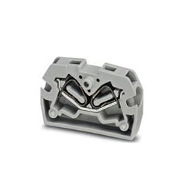 1 pcs : 3249059 - DIN Rail Terminal Blocks MSBV 2.5-F GRAY W/FLANGE VERT