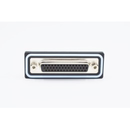 36 pcs - Norcomp HDF 44 Way Right Angle Solder D-sub Connector Socket, 2.29mm Pitch, with 4-40 Boardlocks