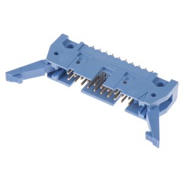 36 pcs - TE Connectivity AMP-LATCH Series Straight Through Hole PCB Header, 20 Contact(s), 2.54mm Pitch, 2 Row(s), Shrouded