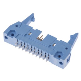 36 pcs - TE Connectivity AMP-LATCH Series Straight Through Hole PCB Header, 20 Contact(s), 2.54mm Pitch, 2 Row(s), Shrouded